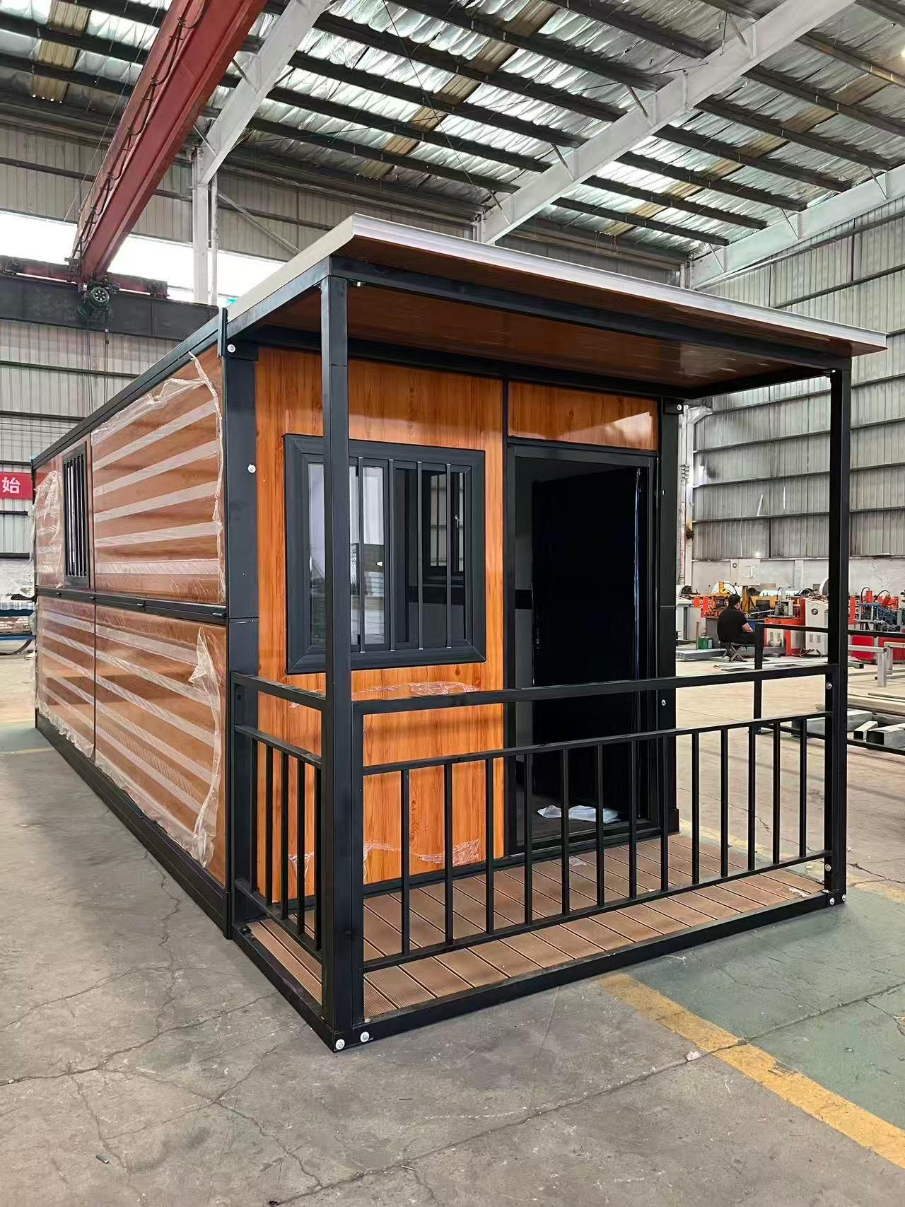 18m² Flat Pack Container House with Terrace | Prefab Modular Cabin