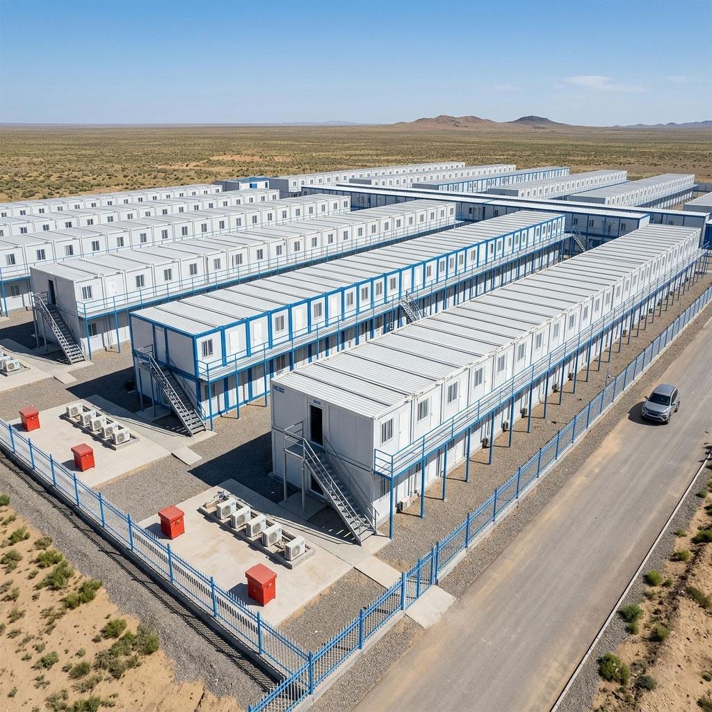 BODA Delivers Large-Scale Flat-Pack Container Camp Project in Central Asia