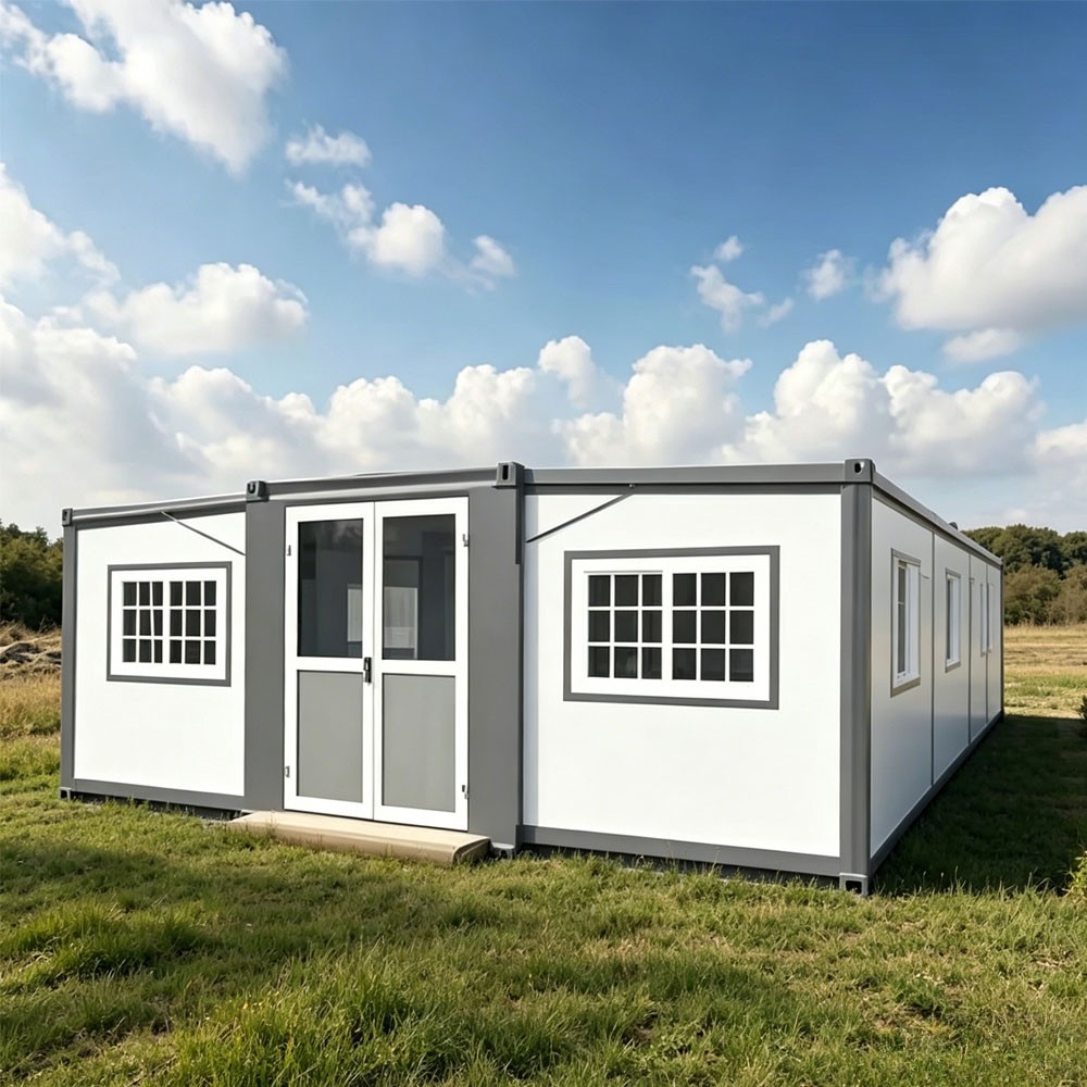 20ft Expandable Container House Double Wing Expandable Container Home Foldable Prefab House OEM ODM